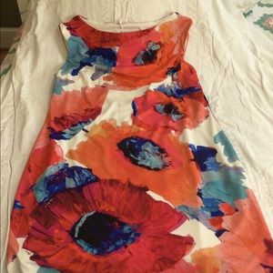 Spring floral dress lined